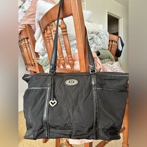 Brighton nylon zipped tote